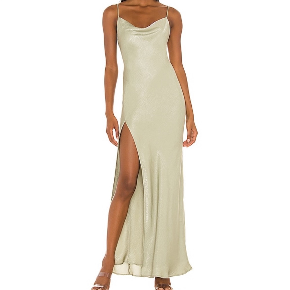River Dress in Dusty Sage